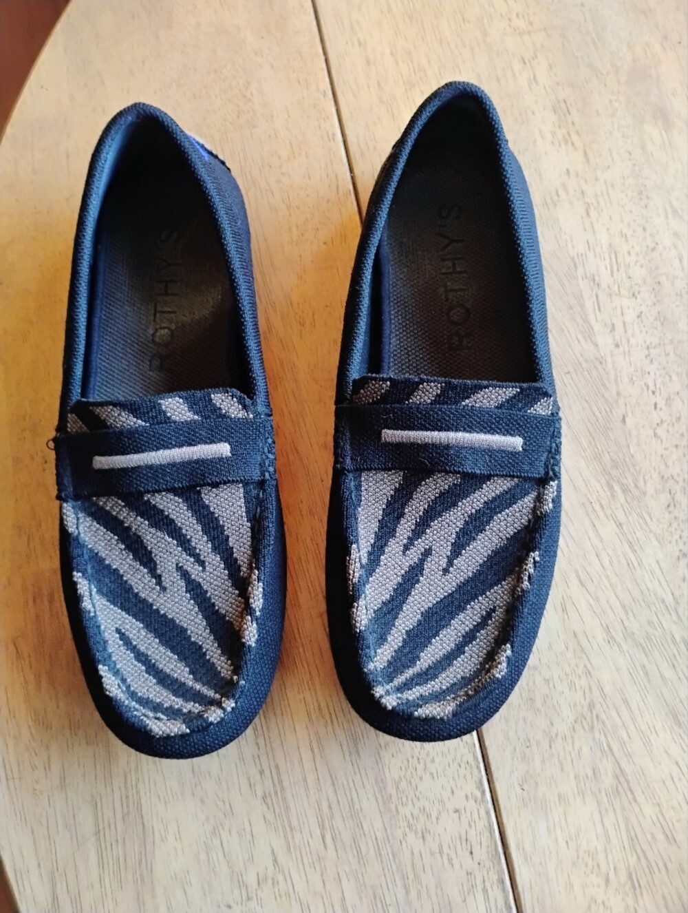 Rothy's Driver Loafers with Zebra-Print